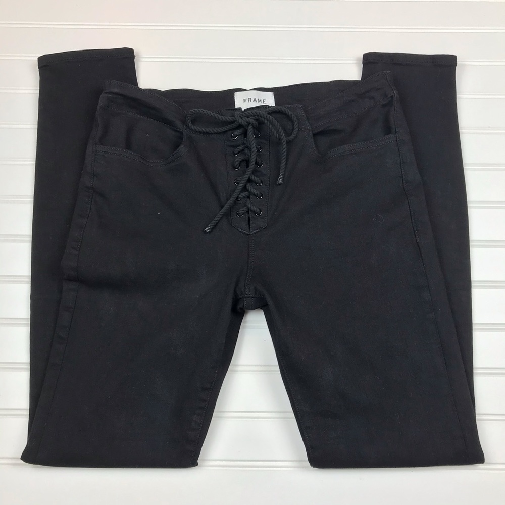 FRAME High Rise Skinny Jeans - Picture 7 of 13